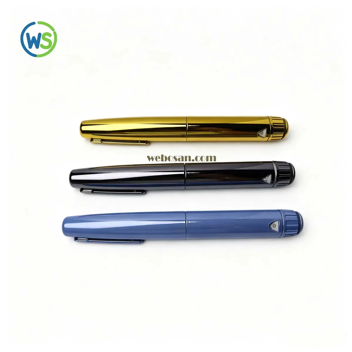 WS-RF10 electroplated metal reusable insulin pen main product view
